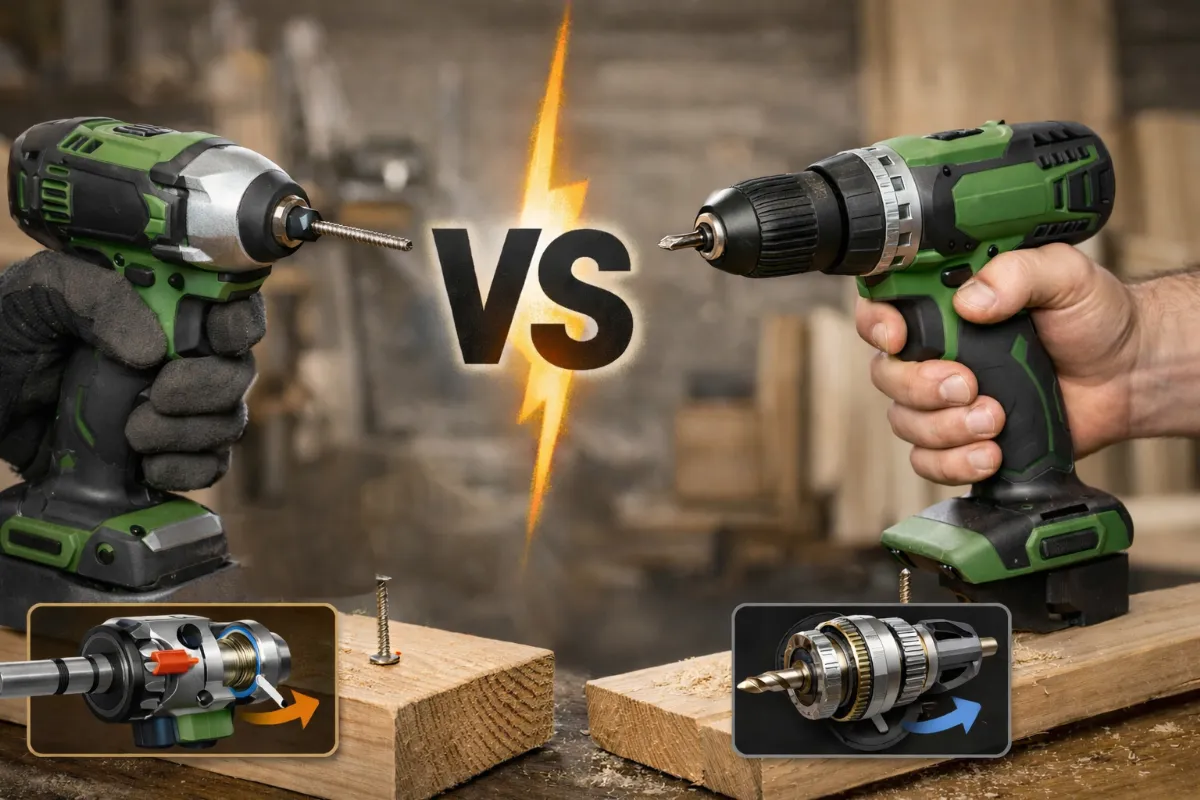 インパクトドライバーとドリルドライバーの違いを解説！初心者はどっちを買うべき？
