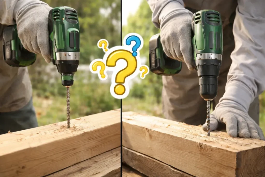 初心者はインパクトドライバーとドリルドライバーのどっちが失敗しにくい？