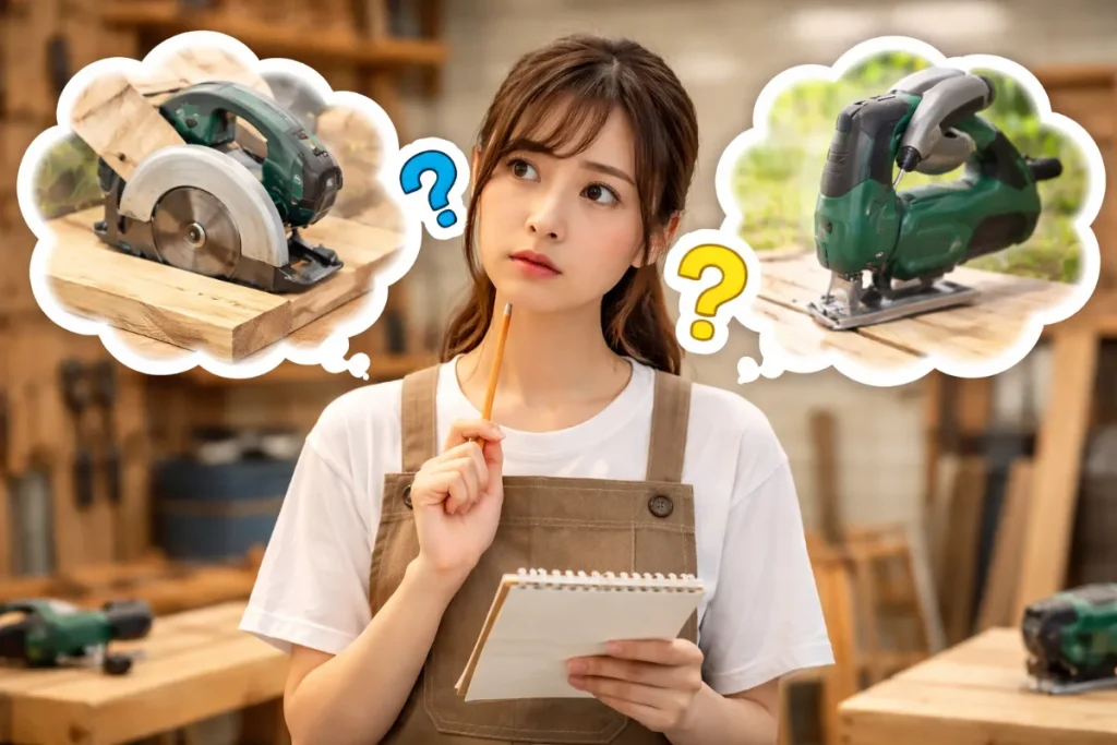丸鋸とジグソーの違いは？まずは結論からわかりやすく解説