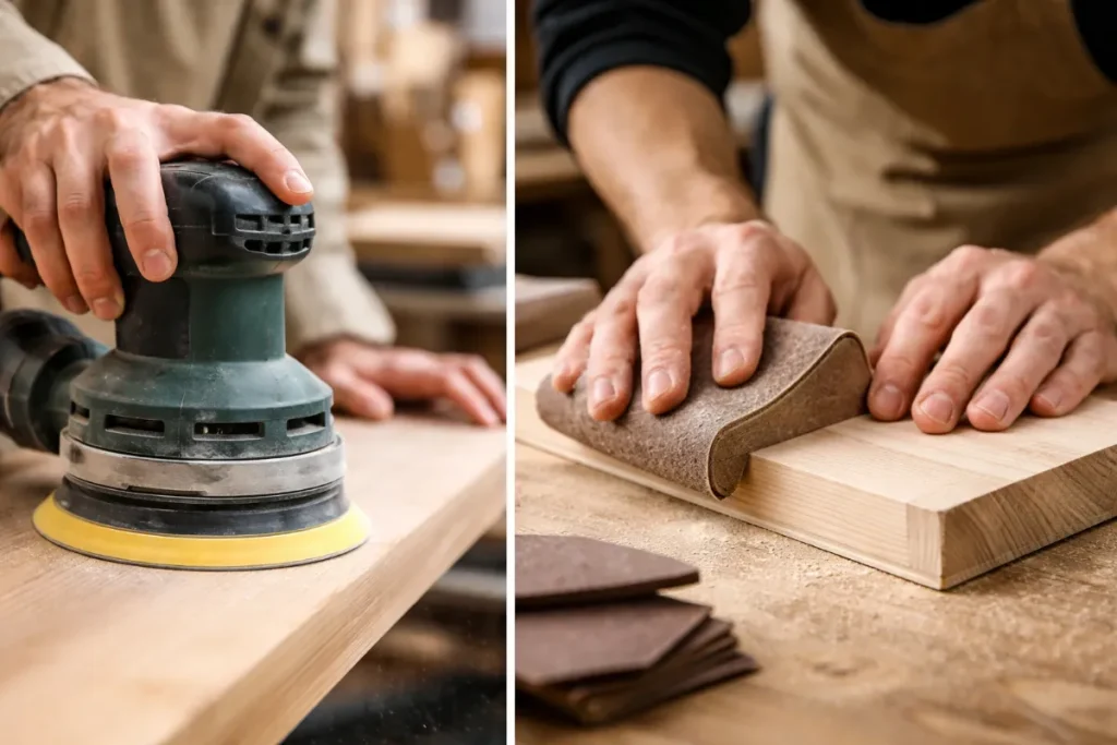 サンダーと紙やすりの違い｜初心者が混同しやすいポイントを整理