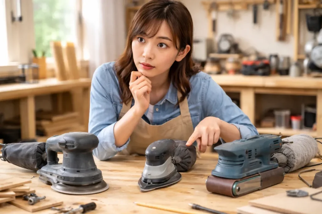 DIYでよく使われるサンダーの種類は？