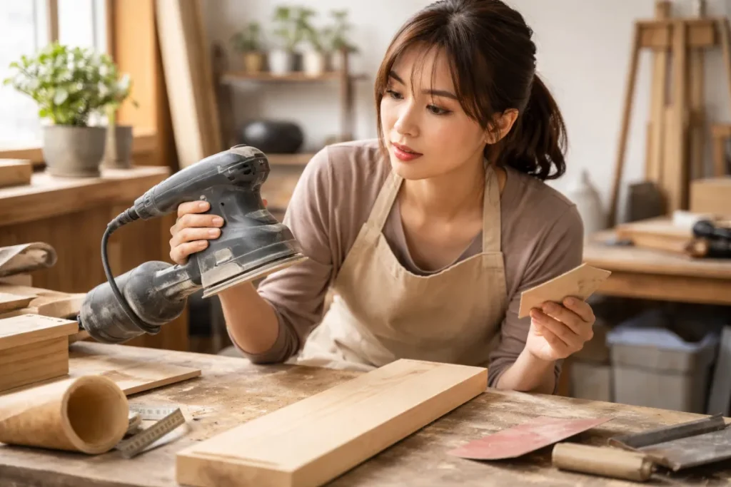 サンダーとヤスリで仕上がりを良くするコツ