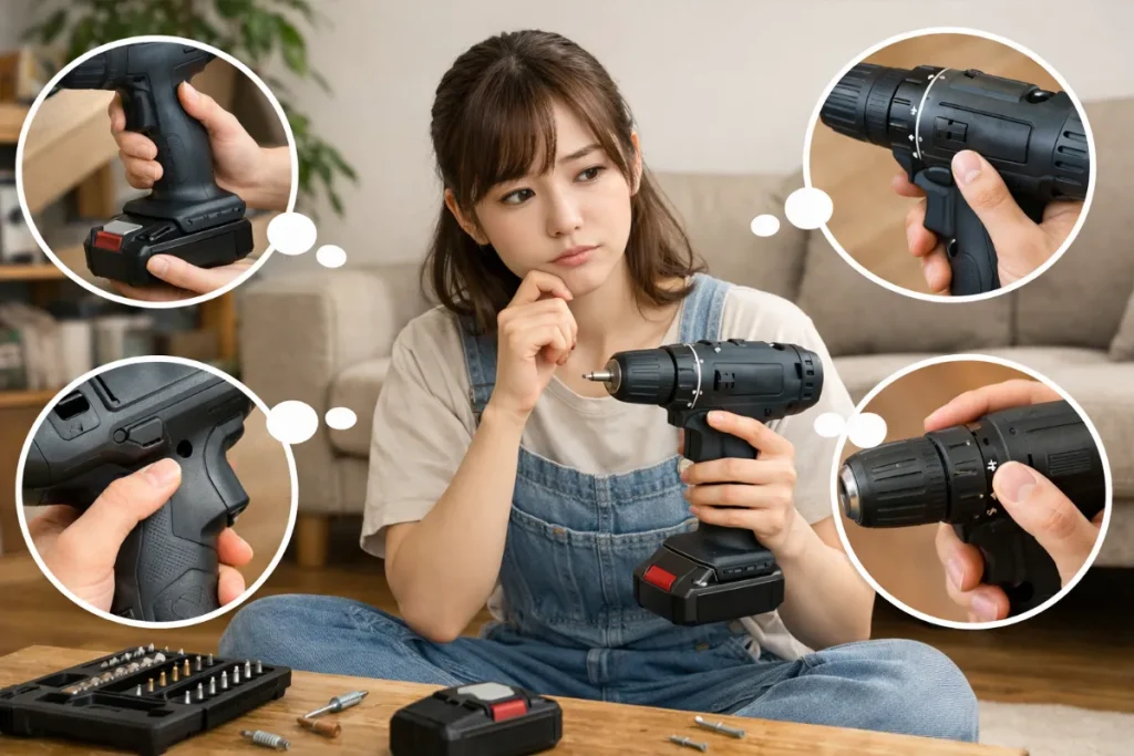 電動ドライバーが動かないときの確認ポイント