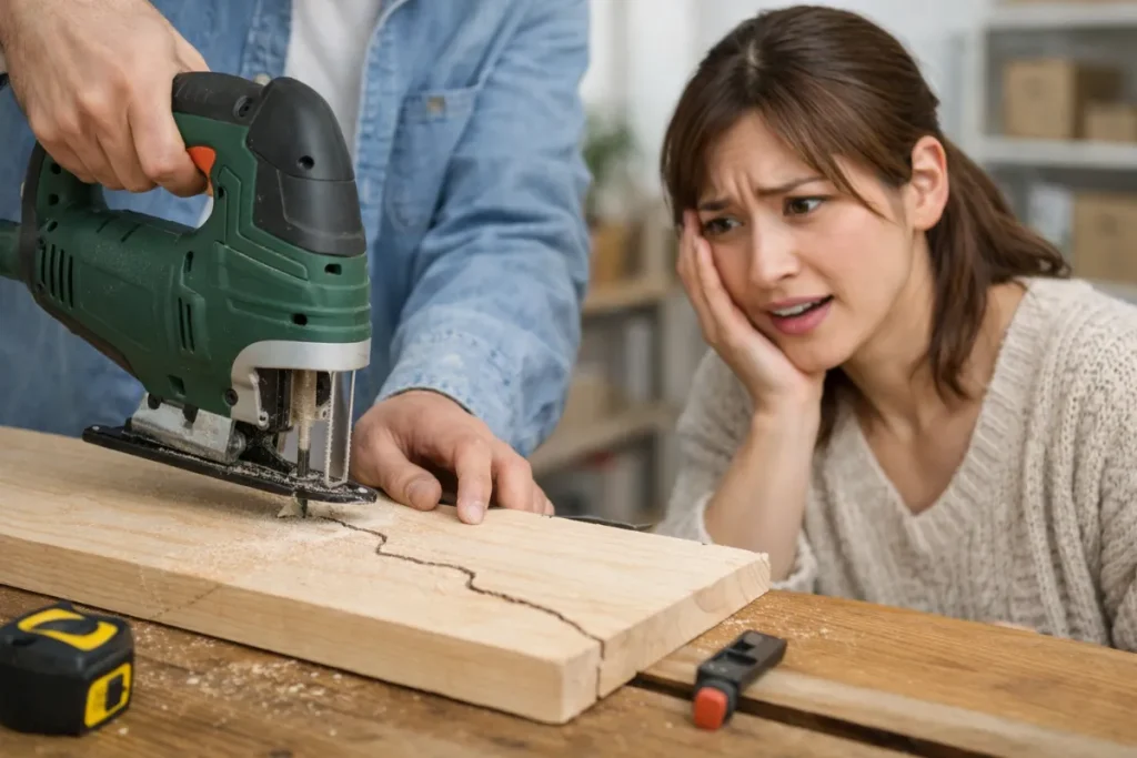 ジグソーがまっすぐ切れないときに初心者がやりがちなNG行動