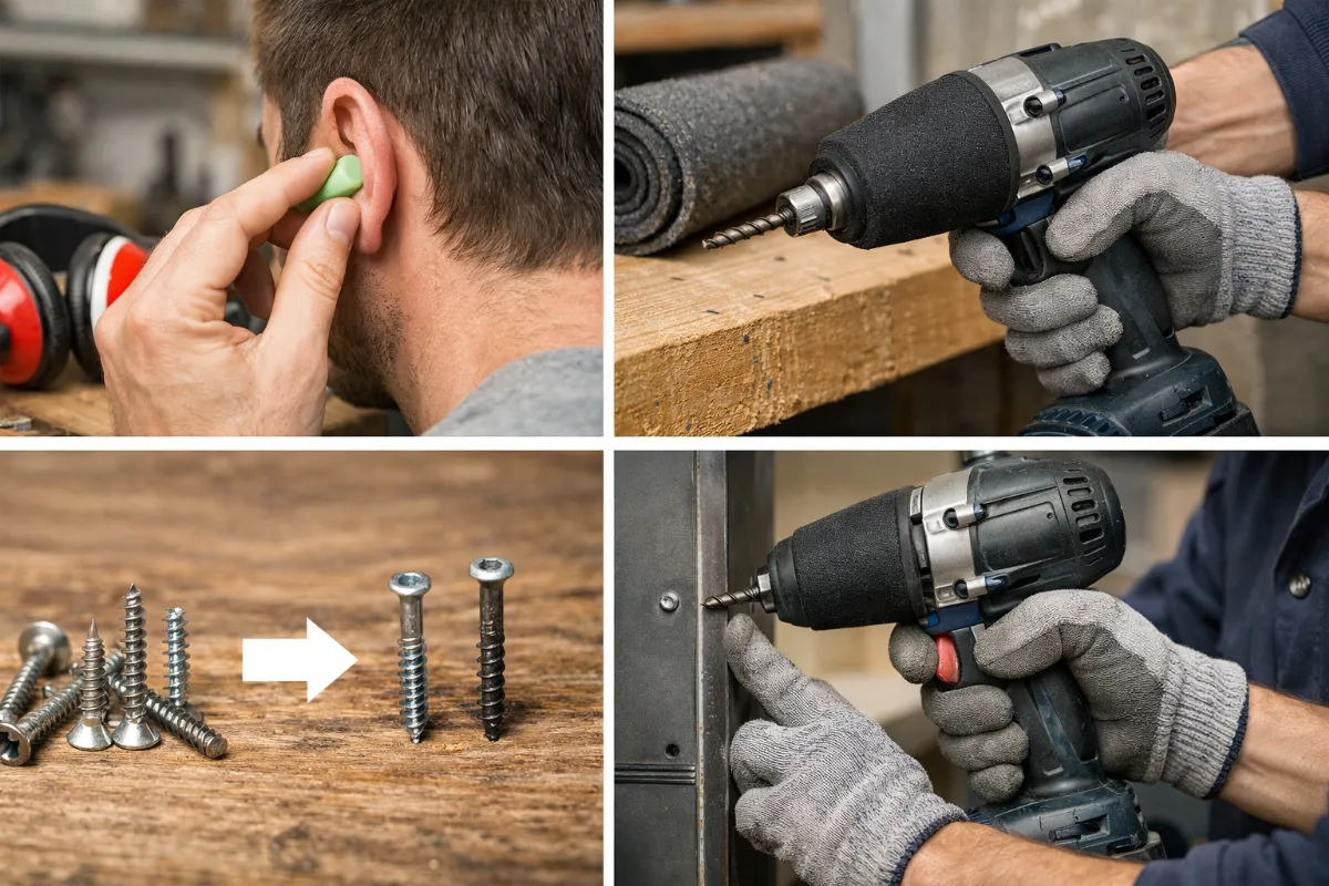 インパクトドライバーがうるさいときの対策と静かに使うコツを徹底解説！