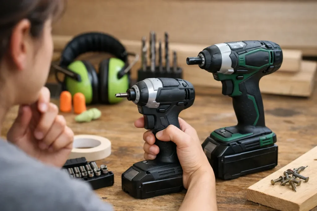 騒音を抑えたい初心者が見直したいインパクトドライバー選び