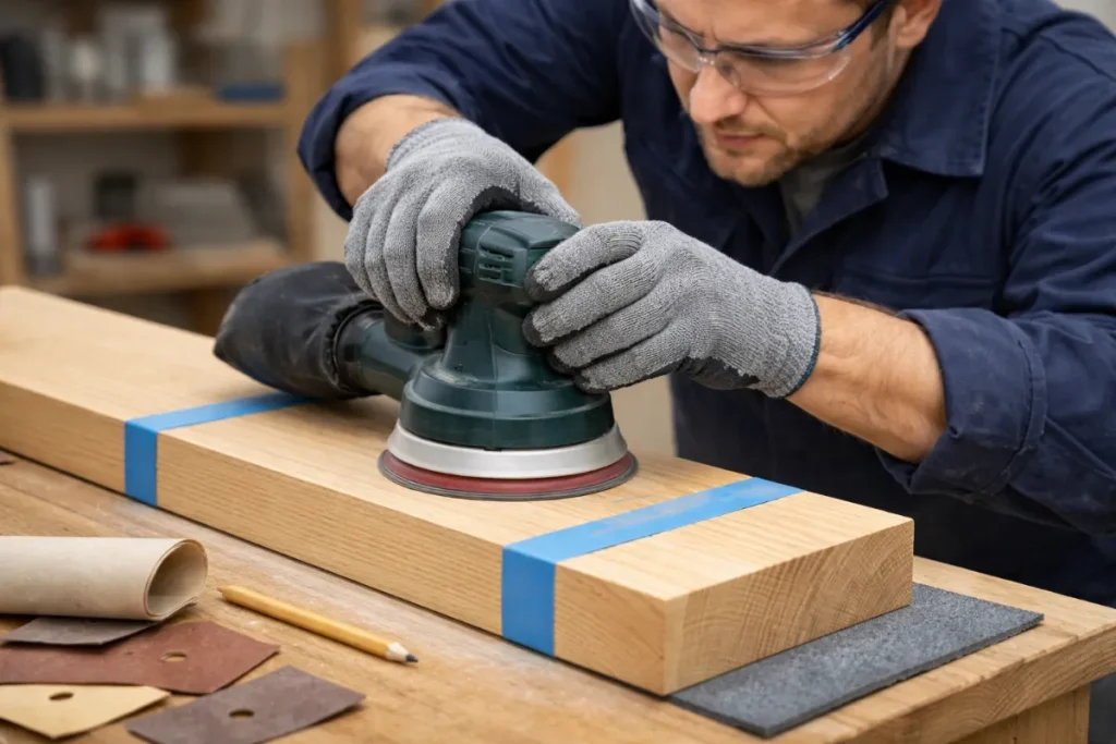 サンダーで削りすぎを防ぐ基本の使い方