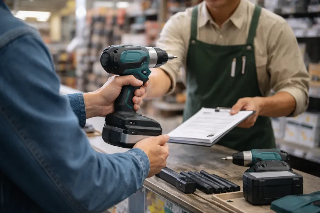ホームセンターでインパクトドライバーを借りる前に確認したいこと