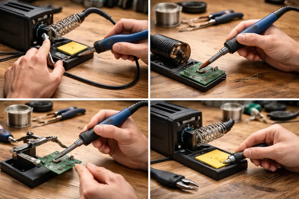 はんだごてを選んだあとに覚えたい基本の使い方