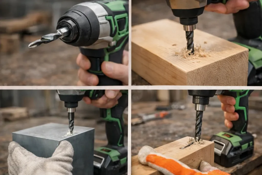 インパクトドライバーで穴あけするデメリットと注意点