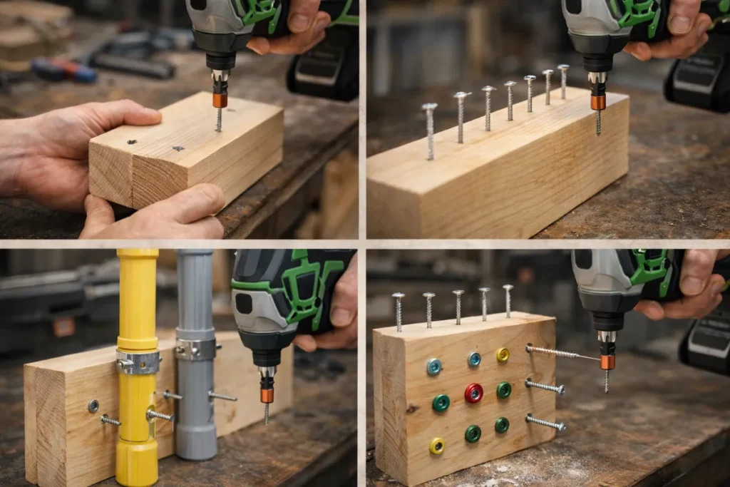 インパクトドライバーの使い方を上達させる練習方法