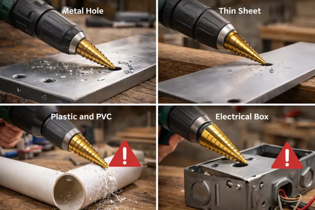 ダイソーのステップドリルが活躍しやすい場面