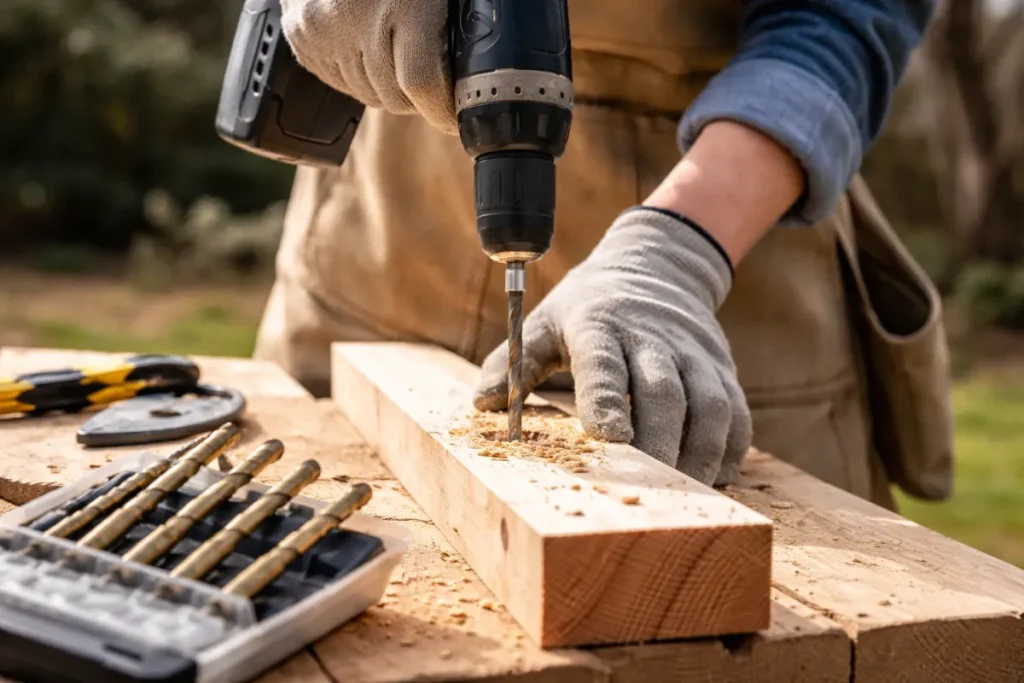 ダイソーの木工用ドリルを使うときのコツと失敗しない穴あけのポイント