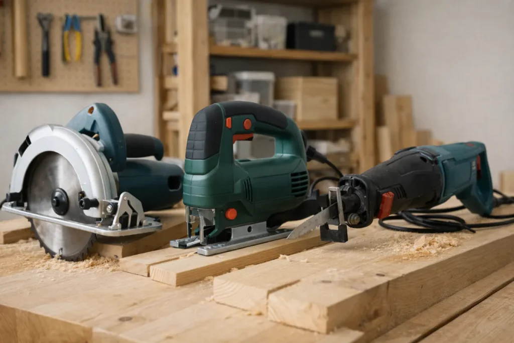 木を切る電動工具の違いをわかりやすく比較