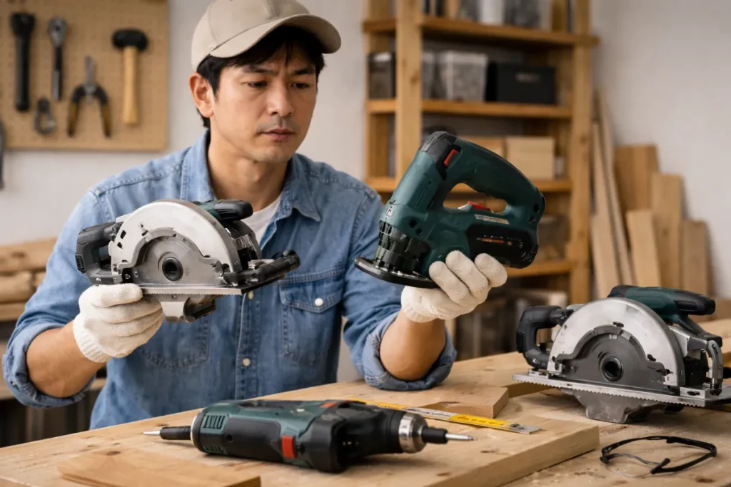 木を切る電動工具の選び方