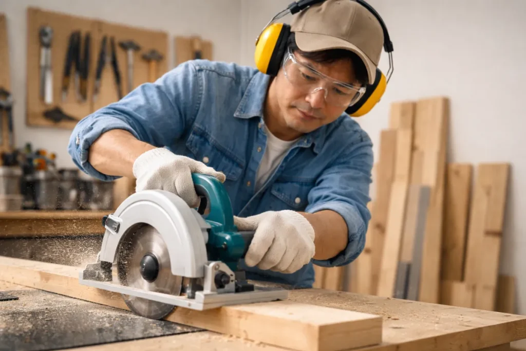 木を切る電動工具を安全に使うための基本ポイント