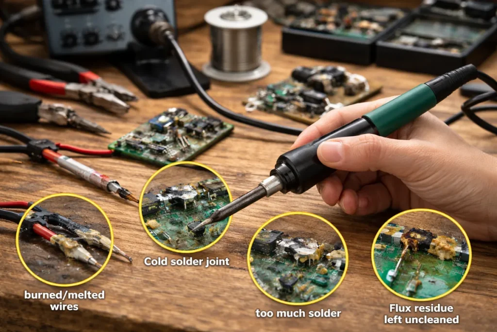 良いはんだごてを選んでも初心者が失敗しやすいポイント